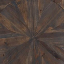 Lymedon Round Reclaimed Wood End Table Natural/Black - Aiden Lane -Baxton Studio Shop GUEST dc289b0f 0a00 4e8b a879 5b8ad47841b2