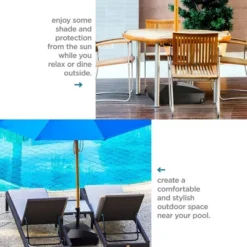 Maple99 Umbrella Base – Fillable, Heavy-Duty & Mobile Patio Umbrella Stand For Deck, Poolside, Garden - 123 Lbs Capacity, Black 11 Maple99 Umbrella Base – Fillable, Heavy-Duty & Mobile Patio Umbrella Stand For Deck, Poolside, Garden - 123 Lbs Capacity, Black -Baxton Studio Shop GUEST dc6c4eb3 70d0 4f3f a4d5 e025d5ddde64