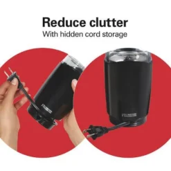 Hamilton Beach Coffee Grinder Black - 80410: Electric Blade Grinder For Coffee Beans, Medium Grind, 12 Cup Capacity 16 Hamilton Beach Coffee Grinder Black - 80410: Electric Blade Grinder For Coffee Beans, Medium Grind, 12 Cup Capacity -Baxton Studio Shop GUEST dc9335b7 d536 4ac5 8ac8 6ad2c5ebff05