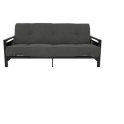 DHP Henley Metal Arm Futon Frame Black Metal - Dorel Home Products -Baxton Studio Shop GUEST dcc376ac fa37 4925 9cb3 c22561cd80df