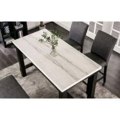 Norelo Rectangular Counter Height Table White - HOMES: Inside + Out -Baxton Studio Shop GUEST dcf020ec 649c 4742 b9df 5c8d0f3a1962