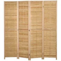HOMCOM Room Divider, 5.5' Tall Bamboo Portable Folding Privacy Screens, Hand-Woven Double Side Partition Wall Dividers For Home, Natural 9 HOMCOM Room Divider, 5.5' Tall Bamboo Portable Folding Privacy Screens, Hand-Woven Double Side Partition Wall Dividers For Home, Natural -Baxton Studio Shop GUEST dd0cd0bd bdf4 41f3 9b17 91b57f26c7fd