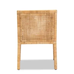 Karis Wood And Rattan Armchair Natural/White - Bali & Pari -Baxton Studio Shop GUEST dd240cee fb15 4c08 976c a8dd191fa8f6