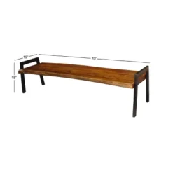Natural Wooden Bench Brown - Olivia & May 10 Natural Wooden Bench Brown - Olivia & May -Baxton Studio Shop GUEST dd52ddd6 22bb 4345 a923 ea41cfbe0bcf