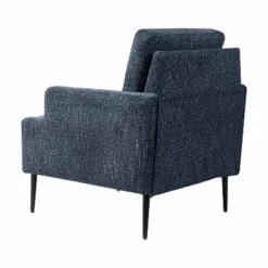 Leandes Mid-century Armchair With Tapered Metal Legs For Living Room And Bedroom | KARAT HOME -Baxton Studio Shop GUEST ddf736b6 b542 4040 9880 f080b2da5e43