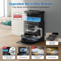 ECOVACS DEEBOT N30 PRO OMNI Robot Vacuum And Mop Edge Mopping Hot Air-Drying Hot Water Mop Washing -Baxton Studio Shop GUEST de98b393 b285 4bf1 8be8 be2b7fedfd2a