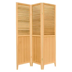 6 Ft. Tall Beadboard Divider 3 Panels - Oriental Furniture -Baxton Studio Shop GUEST de9a4562 79a5 48bf 8a11 515c5133a73b
