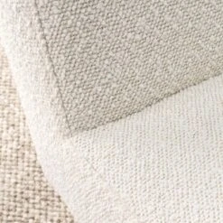 Set Of 2 Boucle Dining Chairs, Upholstered Armless Side Chairs With Solid Oak V-Leg Design For Modern Dining Room-Maison Boucle -Baxton Studio Shop GUEST de9bae63 a0ea 4199 86ea 35a2f8c2e76d