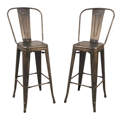 Set Of 2 30" Sadie Bar Height Barstools - Carolina Chair & Table 3 Set Of 2 30" Sadie Bar Height Barstools - Carolina Chair & Table - Image 3