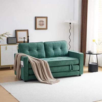 Karl Home |64.2 Inch Sleeper Sofa Sofa Bed 9 Karl Home |64.2 Inch Sleeper Sofa Sofa Bed - Image 9