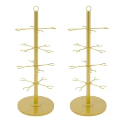 YIYIBYUS 2Pcs Wine Glass Display Stand, Champagne Tower, 4 Tier Cocktail Tree Stand 12 YIYIBYUS 2Pcs Wine Glass Display Stand, Champagne Tower, 4 Tier Cocktail Tree Stand -Baxton Studio Shop GUEST df0a26a2 ff2d 4a0f 8b4e 51948c10e416