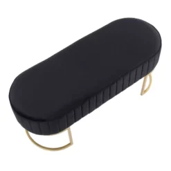 41" Demi Glam Pleated Bench - LumiSource -Baxton Studio Shop GUEST df4450d3 e97c 4f8f b633 16efc86a9690