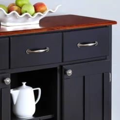 Hutch-Style Buffet Wood/Black/Cherry - Home Styles -Baxton Studio Shop GUEST dfc6a296 3ac4 4918 8f6c 19c4a1b9aaf5