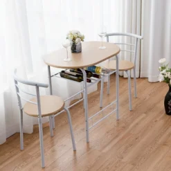 Costway 3 Piece Dining Set Table 2 Chairs Home Kitchen Breakfast Furniture -Baxton Studio Shop GUEST e05ac41b 8972 4c2a 8218 70cb3bab1484