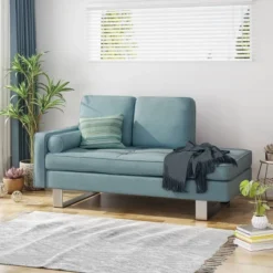 Typhaine Modern Chaise Loveseat - Christopher Knight Home