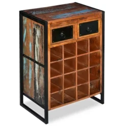 VidaXL Wine Rack For 16 Bottles Solid Reclaimed Wood 26 VidaXL Wine Rack For 16 Bottles Solid Reclaimed Wood -Baxton Studio Shop GUEST e12b0539 5499 4745 8e8e 2c51028b3619