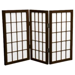 2 Ft. Tall 3 Panels Desktop Window Pane Shoji Screen - Oriental Furniture 12 2 Ft. Tall 3 Panels Desktop Window Pane Shoji Screen - Oriental Furniture -Baxton Studio Shop GUEST e13c067e 15c5 45a0 a645 8ec4af55d724