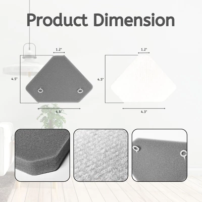 Nispira BU3521 Pre-Motor Foam Felt Filter For Shark BU3120 BU3121 Clean Lightweight Cordless Cleaner BU3523 Clean Empty Cordless Stick Vacuum, 6 Sets 2 Nispira BU3521 Pre-Motor Foam Felt Filter For Shark BU3120 BU3121 Clean Lightweight Cordless Cleaner BU3523 Clean Empty Cordless Stick Vacuum, 6 Sets - Image 2