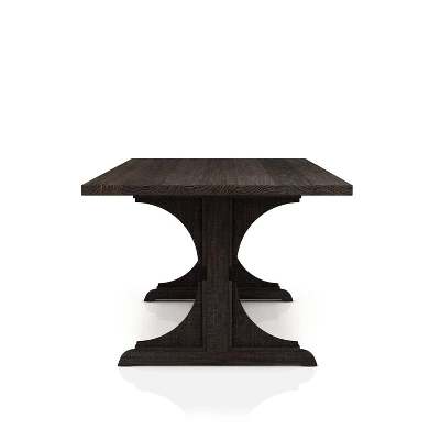 5pc Strasbourg Rustic Dining Table Set Antique Black - HOMES: Inside + Out 9 5pc Strasbourg Rustic Dining Table Set Antique Black - HOMES: Inside + Out - Image 9