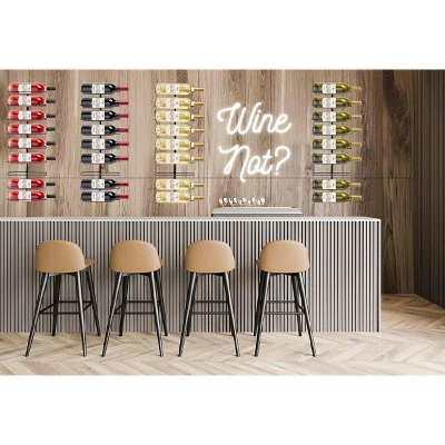 Sorbus Wall Mounted Wine Bottle Rack 8 Sorbus Wall Mounted Wine Bottle Rack - Image 8