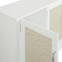 70" Farmhouse Style Natural Wood Desktop TV Stand For TVs Up To 75" White Oak - Home Essentials 14 70" Farmhouse Style Natural Wood Desktop TV Stand For TVs Up To 75" White Oak - Home Essentials -Baxton Studio Shop GUEST e26ed230 6487 471f 9f80 ea4c5ed11248