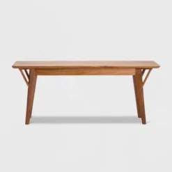 Stratford Mid-Century Entryway Bench Walnut Brown - Finch -Baxton Studio Shop GUEST e301a81b 2b55 4c39 b92b 9fbc7ae2af9d