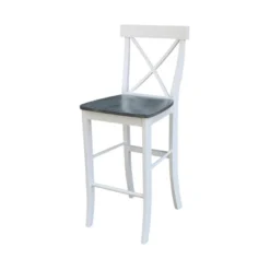 30" X Back Barstool - International Concepts 19 30" X Back Barstool - International Concepts -Baxton Studio Shop GUEST e3054fa2 06a6 497e 8173 5d87bf231eec
