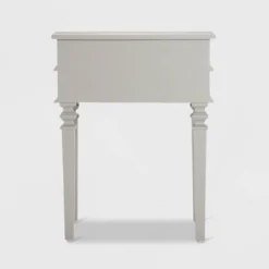 Irving Side Table With 2 Drawers Gray - Finch 15 Irving Side Table With 2 Drawers Gray - Finch -Baxton Studio Shop GUEST e4279614 b0f2 47f0 a391 5ebd2e991dd8