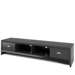 Lakewood Extra Wide TV Stand For TVs Up To 80" Black - CorLiving 9 Lakewood Extra Wide TV Stand For TVs Up To 80" Black - CorLiving -Baxton Studio Shop GUEST e43b6c51 8afa 4aa6 9b9a 9b43dcca2904