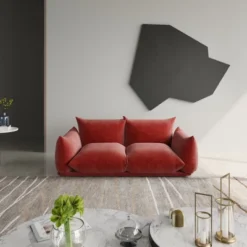 Modular Sectional Sofa,Lovesofa Couch, 77.16inch Minimalist Convertible Sofa Couch, Modern Chenilleyarn 2 Seater Living Room Sofa Sets -Baxton Studio Shop GUEST e49dfd1b 56b8 4f8c aafe 33ef22ac9e29