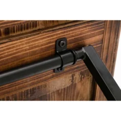 Leonardo End Table Weathered Fir & Black - Boraam -Baxton Studio Shop GUEST e4e544da cd75 4b82 bb13 446db9ff72f4