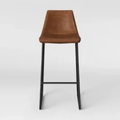 Bowden Faux Leather Barstool - Threshold™ -Baxton Studio Shop GUEST e58c918a 7f24 44b0 a4b7 f8d289ca598f