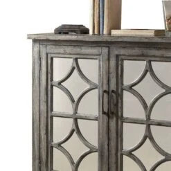Velika Accent Table Weathered Gray - Acme Furniture -Baxton Studio Shop GUEST e5b7992d bb3a 4a33 9af8 a52638def542