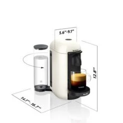 Nespresso VertuoPlus Single-Serve Coffee Maker And Espresso Machine By Breville, White - Hearth & Hand™ With Magnolia 16 Nespresso VertuoPlus Single-Serve Coffee Maker And Espresso Machine By Breville, White - Hearth & Hand™ With Magnolia -Baxton Studio Shop GUEST e5ddb5aa f602 4792 87b1 2c6d003f311e