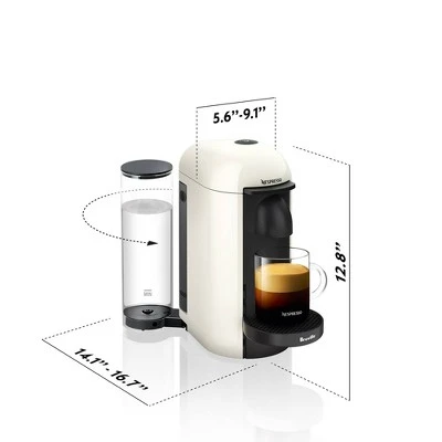 Nespresso VertuoPlus Single-Serve Coffee Maker And Espresso Machine By Breville, White - Hearth & Hand™ With Magnolia 8 Nespresso VertuoPlus Single-Serve Coffee Maker And Espresso Machine By Breville, White - Hearth & Hand™ With Magnolia - Image 8
