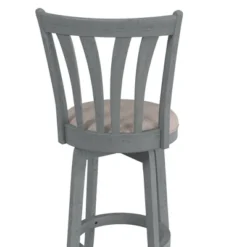 30" Savana Swivel Height Barstool Blue Wirebrush/Cream - Hillsdale Furniture -Baxton Studio Shop GUEST e5e065b9 7ccf 4953 b1d9 5f313b7bf68e