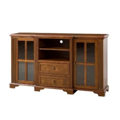 Cedric Living Room TV Stand For TVs Up To 65" With 2 Drawers And Shelf | KARAT HOME -Baxton Studio Shop GUEST e60d25ed 3b57 44c1 8270 513c46d61a01