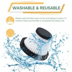 Nispira HEPA Filter Replacement Compatible With Xiaomi Deerma DX115 DX115S DX115C Handheld Portable Vacuum Cleaner, 6 Packs -Baxton Studio Shop GUEST e61e16a2 8e80 4b7a 95d8 d2542bf9a257