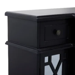 Glam Mirror And Wood Storage Cabinet Black - Olivia & May 23 Glam Mirror And Wood Storage Cabinet Black - Olivia & May -Baxton Studio Shop GUEST e627f7d0 4ca1 4864 b3c4 cad1fba99e01