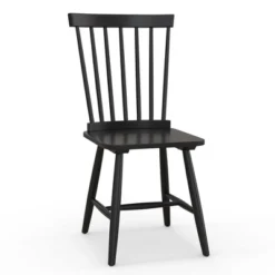 Costway Windsor Dining Chairs Set Of 2 Armless Spindle Back Solid Rubber Wood Black/Natural 17 Costway Windsor Dining Chairs Set Of 2 Armless Spindle Back Solid Rubber Wood Black/Natural -Baxton Studio Shop GUEST e6fe51e1 0367 4f0c aabc e257270964f6