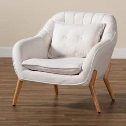 Valentina Velvet Natural Wood Armchair - Baxton Studio -Baxton Studio Shop GUEST e7545d80 dda0 40ee b724 702495cdfe21