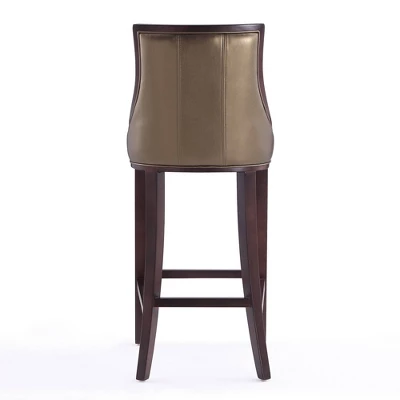 Fifth Avenue Upholstered Beech Wood Faux Leather Barstool - Manhattan Comfort 5 Fifth Avenue Upholstered Beech Wood Faux Leather Barstool - Manhattan Comfort - Image 5