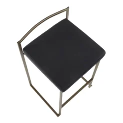 Set Of 2 Fuji Industrial Stackable Counter Height Barstools - LumiSource -Baxton Studio Shop GUEST e809cebd ee45 484e 93d1 4ef7cda22f21