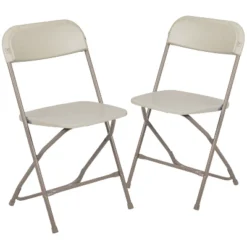 Flash Furniture Hercules™ Series Plastic Folding Chair - 2 Pack 650LB Weight Capacity -Baxton Studio Shop GUEST e82b5755 088a 4554 9ba6 645ccf49f535