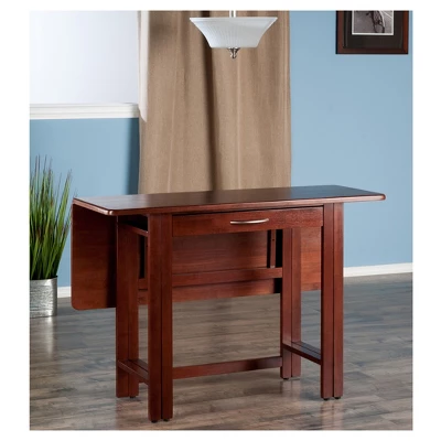 Taylor Drop Leaf Dining Table Walnut - Winsome 3 Taylor Drop Leaf Dining Table Walnut - Winsome - Image 3