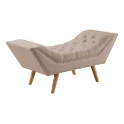 Jaime Button Tufted Bench - Boraam -Baxton Studio Shop GUEST e8cd10a9 c040 4c11 8c2f c81e8e1a7757