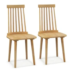 Costway Windsor Dining Chairs Set Of 2/4 Dining Chairs With High Spindle Back Natural 17 Costway Windsor Dining Chairs Set Of 2/4 Dining Chairs With High Spindle Back Natural -Baxton Studio Shop GUEST e8e97e60 832c 49d4 942d dd4e7d615d93