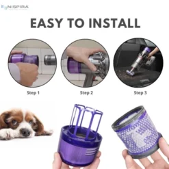 Nispira V11 Vacuum Filter Replacement For Dyson Cordless V11 Animal V11 Complete V11 Extra V15 Detect SV15 SV14 SV17 SV22 SV28, Part 970013-02, 3 Pks -Baxton Studio Shop GUEST e90f74d5 0cf9 4a7d 8344 315451842494 1