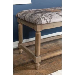 Kaya Bench Gray - Linon -Baxton Studio Shop GUEST e92181f5 9ed7 4d65 a43c 3411e2710b3a