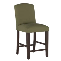 Alex Camel Back Counter Height Barstool In Velvet - Skyline Furniture -Baxton Studio Shop GUEST e921bfac 6734 4d12 9278 406c2dd65d38